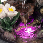 Tabletop Water Fountain LED Colour Changing Bird | HomeAndLiving