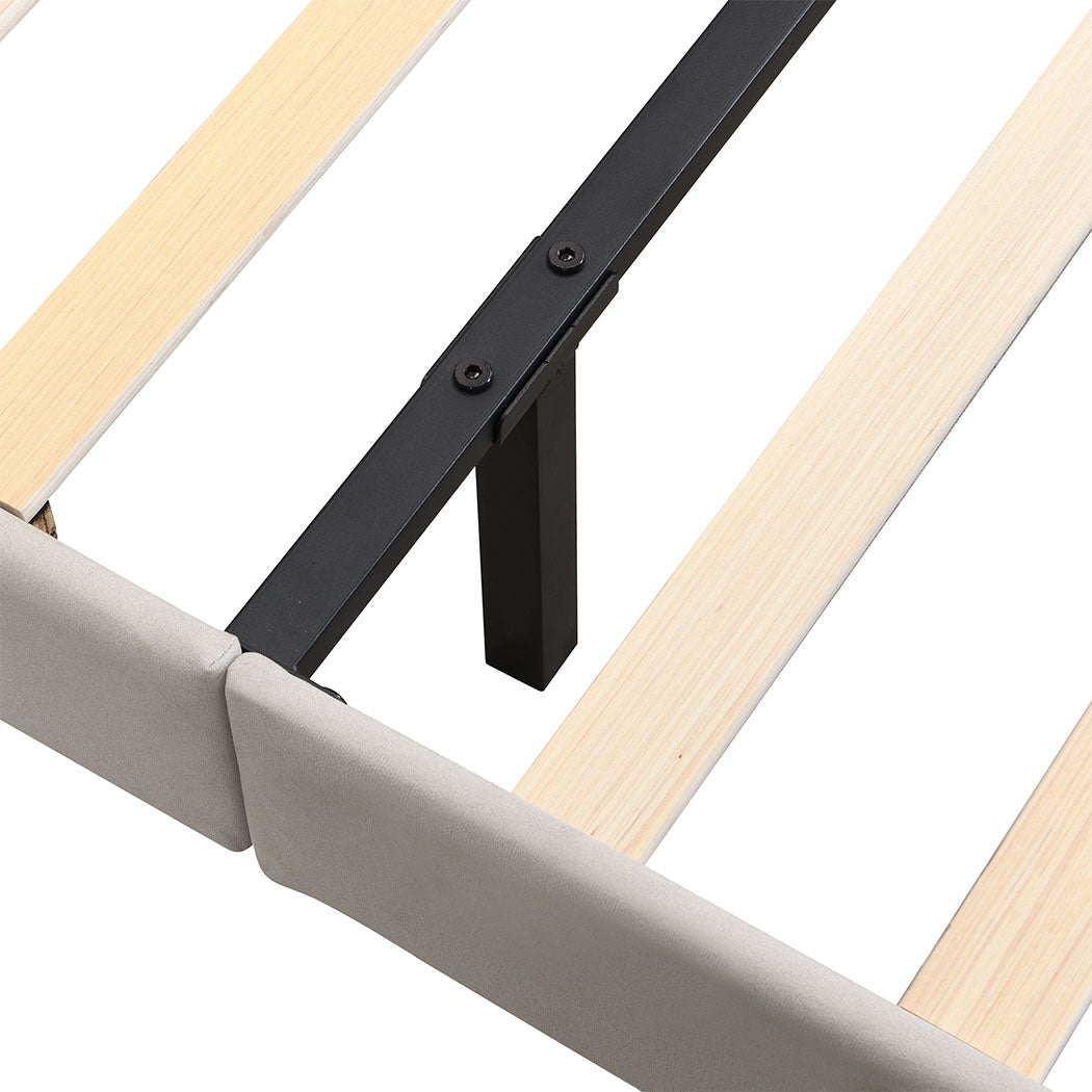 Cozy Double Floating Bed Frame  Space-Saving Design Classic