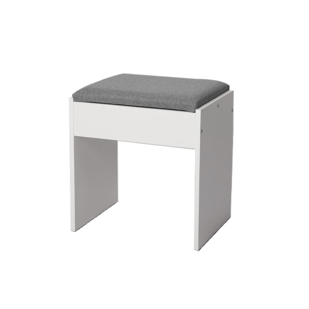 Luxury Dressing Table Stool LED Mirror  Foldable Function Classic