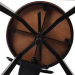 Compact 4x Bar Stool Kitchen Wooden Metal  Foldable Function