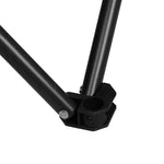 Modern Folding Camping Moon Chair Lightweight Black  Soft Cushion