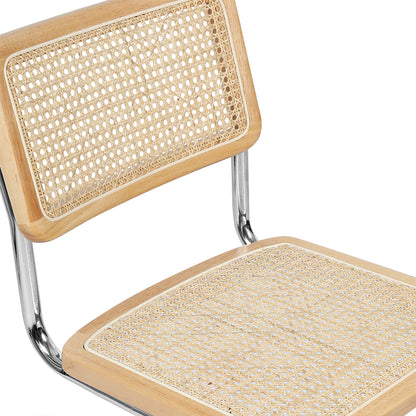 Luxury 2x Rattan Chair Dining Chairs  Scandi Inspired Design