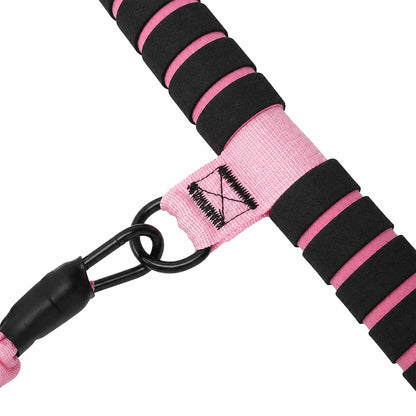 Resistance Bands Set Adjustable Pink 3x30cm