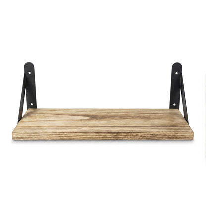 Floating Wall Shelves Rustic Wood Set 4 | HomeAndLiving - 7