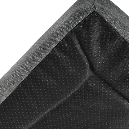 Memory Foam Dog Bed Large Grey 78x52x13cm