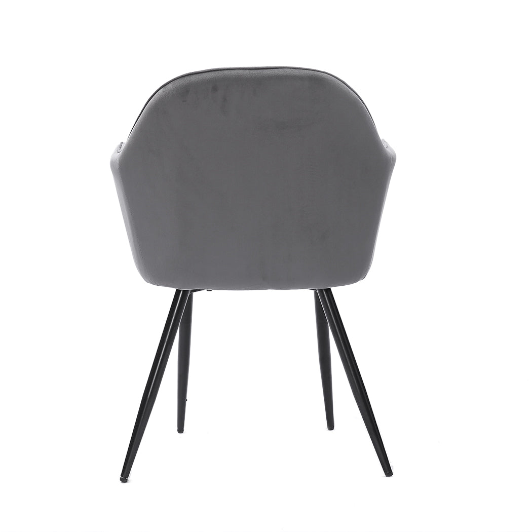 Elegant 4x Armchair Lounge Chair Accent  Scandi Inspired Design