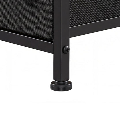 Narrow Bedside Table With Led Charging 20x40x59cm