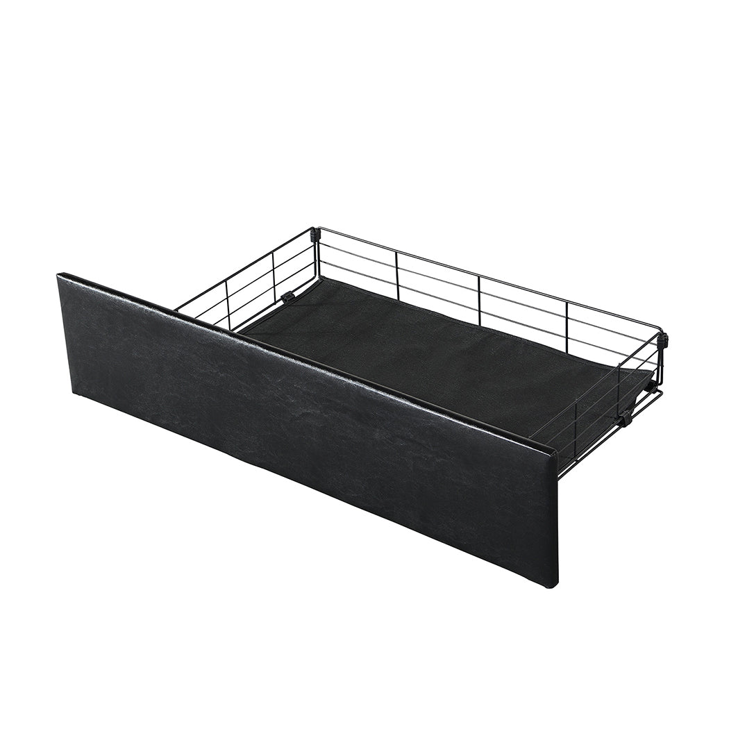 Single Bed Frame Storage Drawer 208x95x101cm