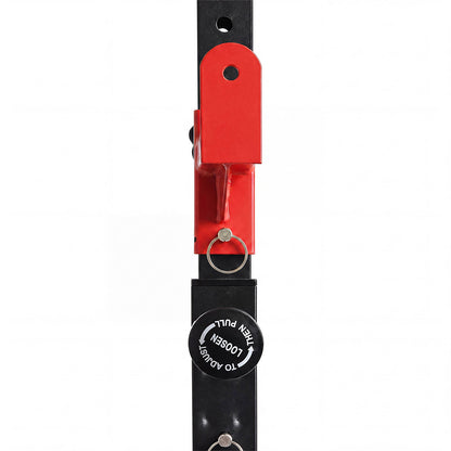 Centra Foldable Power Tower Pull Up Dip Station Adjustable Height Home Gym 220kg