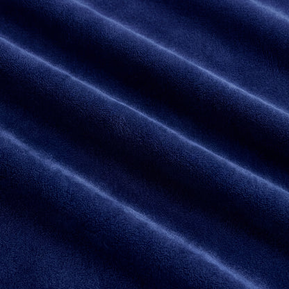 Marlow Blackout Curtains 2X Velvet Room Darkening Eyelet Curtains Decor Blue