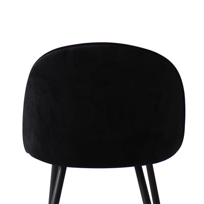 Premium 6x Dining Chairs Kitchen Cafe Black  High Back Support