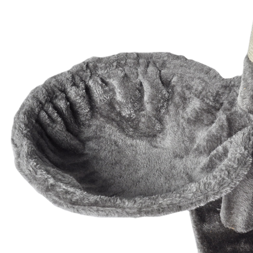 Cat Tree Scratching Post Grey 48x40x130cm