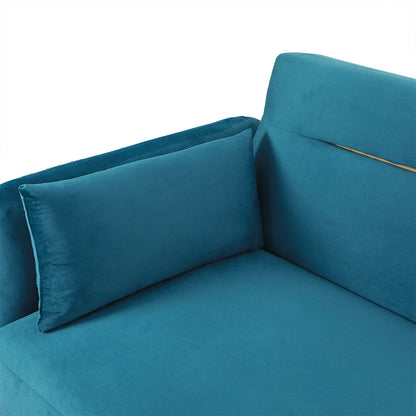 Versatile 3-Seater Sofa Bed Convertible  Adjustable Height Classic