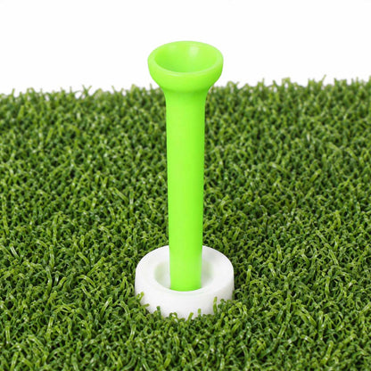 Golf Hitting Mat Dual Turf Green 74x41x5cm