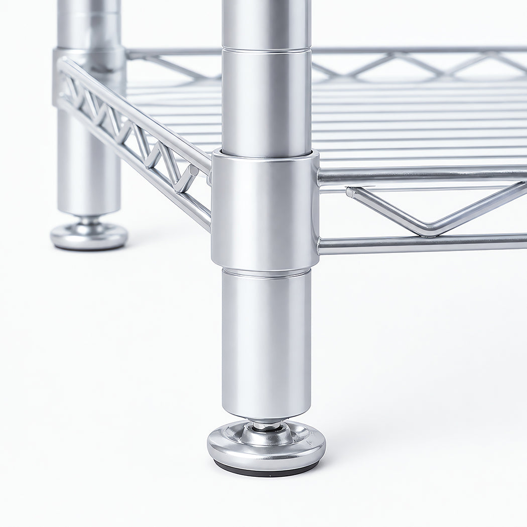 Shelving Unit 6 Tier Adjustable 42x32x161cm