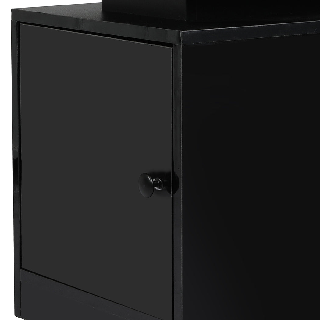 Black bedside table 34x33x33cm, view 7
