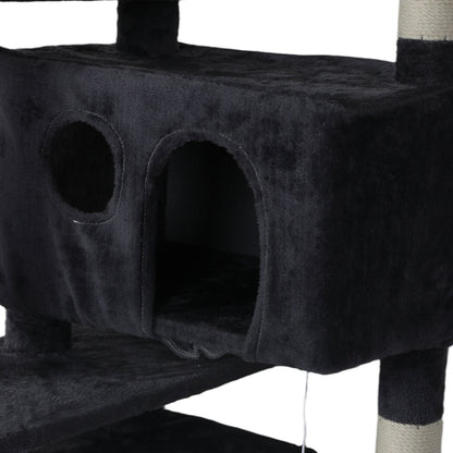 Cat Tree Scratching Post Grey 50x50x145cm