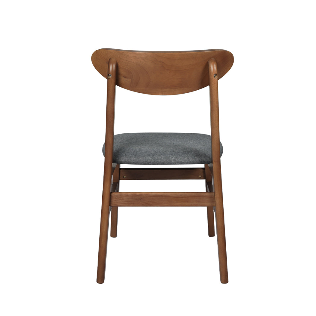 Premium 2xDining Chairs Kitchen Chair Brown 2Pack  Easy Assembly
