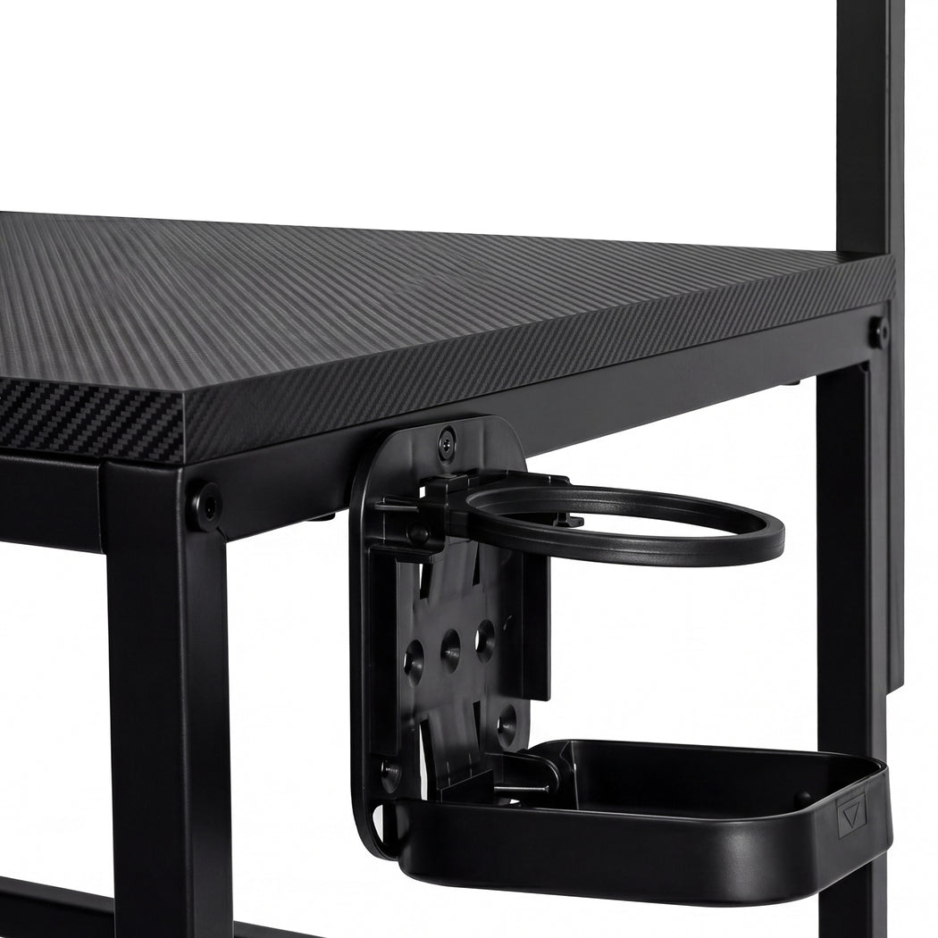Levede Gaming Table Spacious Wear Resistan Stable Computer Desk Earphone Hook