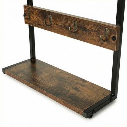Levede Mug Holder Stand Industrial 2 Tier Countertop Mug Tree Organizer 8 Hooks