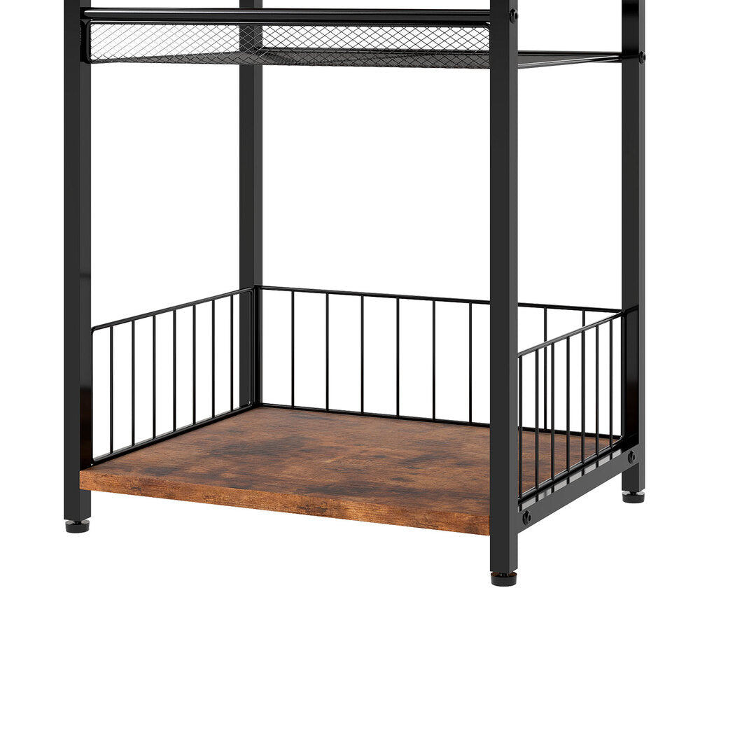 3-Tier Side Table Storage 40x30x60cm