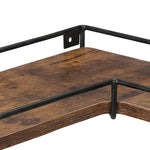 Floating Corner Wall Shelves 2pc Display Storage | HomeAndLiving