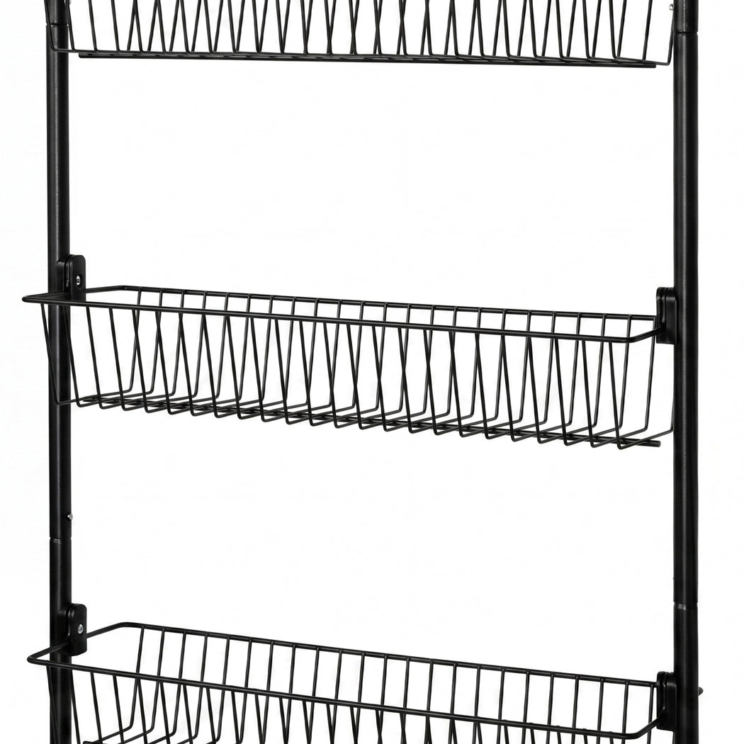 Over Door Pantry Organiser 6 Tier Metal Rack | HomeAndLiving - 7