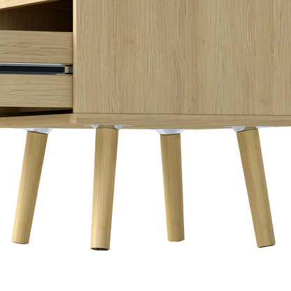 Bedside Tables Natural Rattan 40x40x56cm