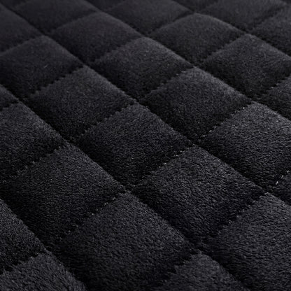 Pet Car Seat Plush Black 81.5x54.5x17.5cm