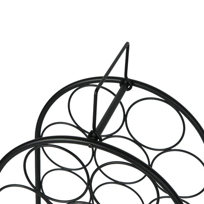 Wine Rack Metal Storage 31x18x82cm