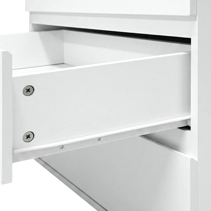 7 Drawer Tallboy Dresser White Storage | HomeAndLiving - 7