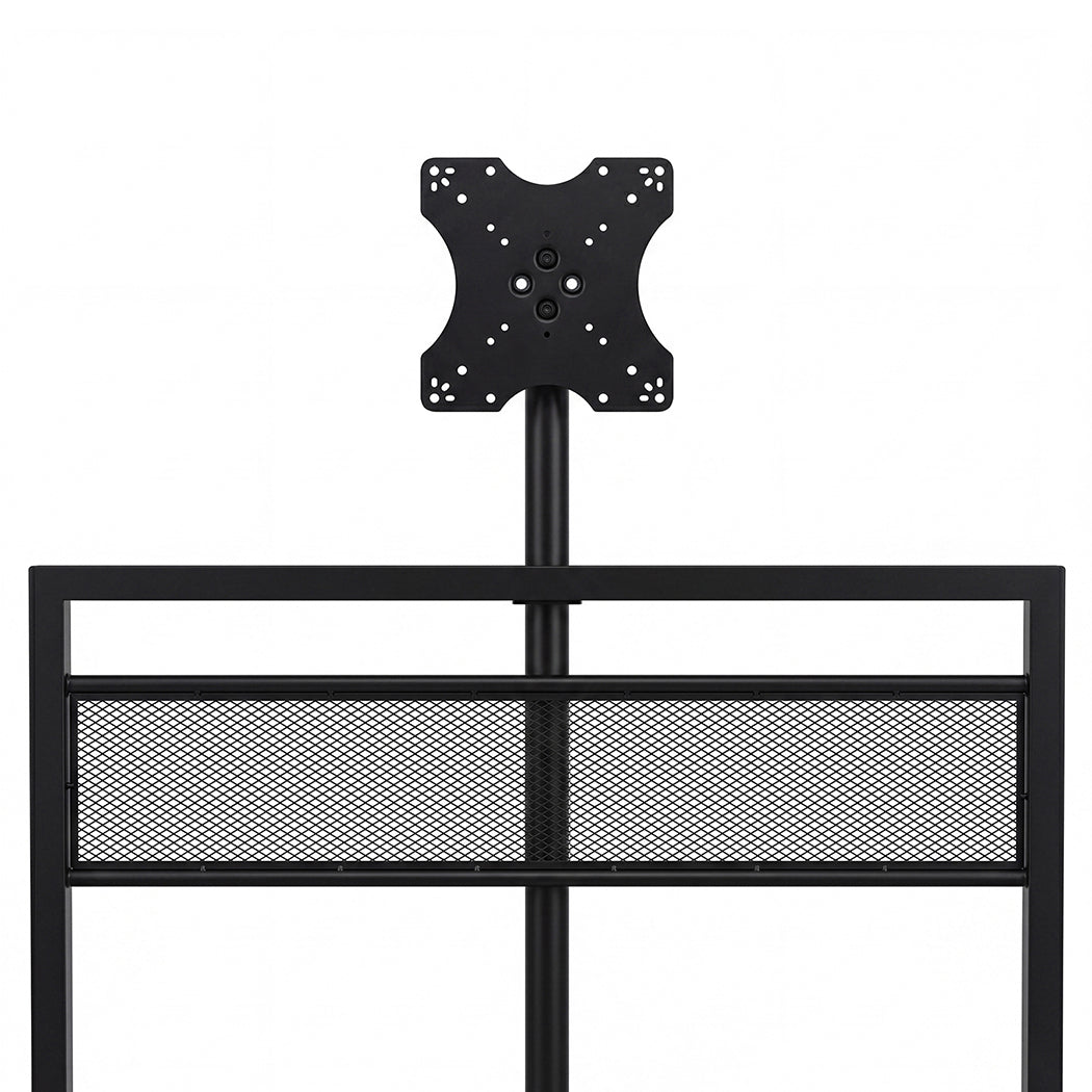 Levede Gaming Bed Frame Rotating TV Mount Storage Metal Single Bed 32in Bedroom