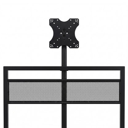 Levede Gaming Bed Frame Rotating TV Mount Storage Metal Single Bed 32in Bedroom
