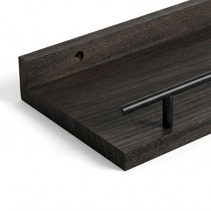 Floating Wall Shelves Set 3 Paulownia Wood | HomeAndLiving