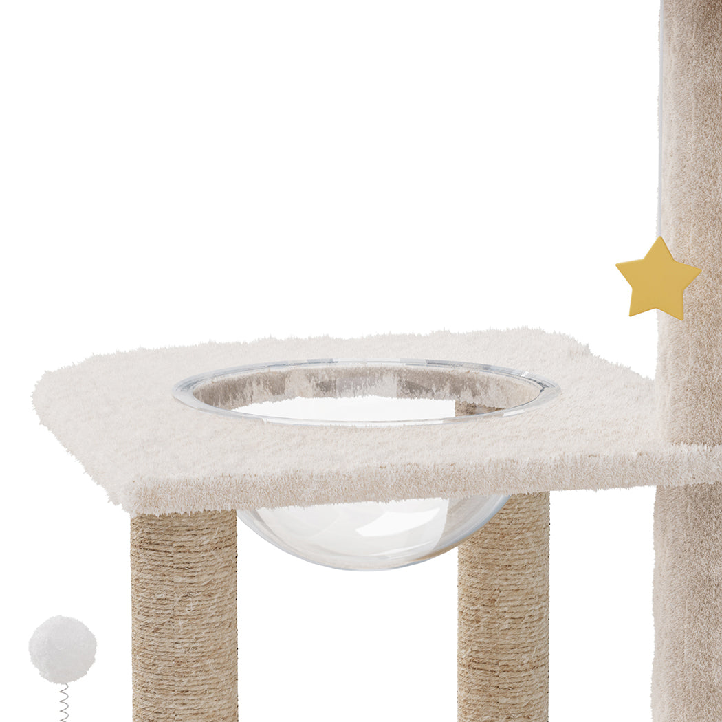 Large Cat Tree Tower 133x49x172cm