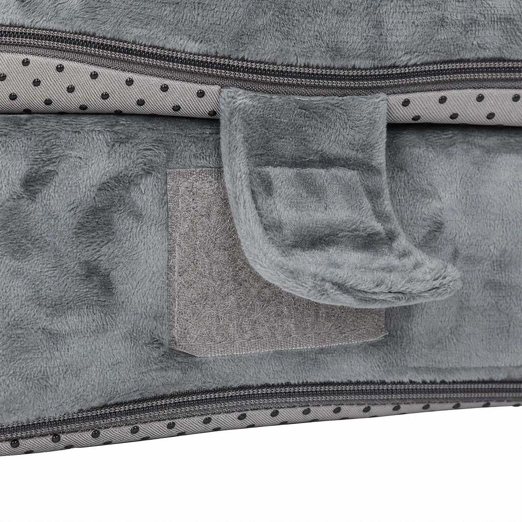 Leg Pillow Double Grey Memory Foam