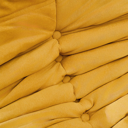 Kids Foam Sofa Yellow Recliner 68x74x57cm