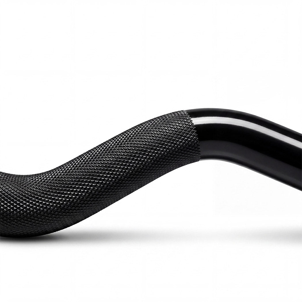 Centra Olympic Barbell Ez Curl Bar W Bar 810lbs Alloy Steel Black