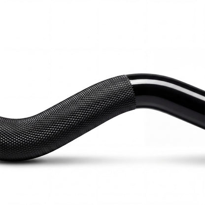 Centra Olympic Barbell Ez Curl Bar W Bar 810lbs Alloy Steel Black