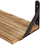 Floating Wall Shelves Set 6 Paulownia Wood | HomeAndLiving