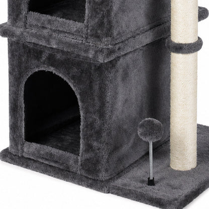 Cat Tree Tower Dark Grey 47x43cm