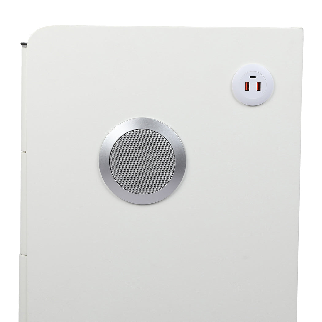 Bedside Table With LED Lights 30x40x46cm