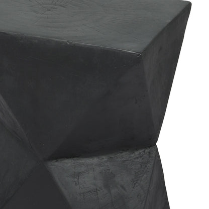 Terrazzo Side Table Black 31x31x45cm