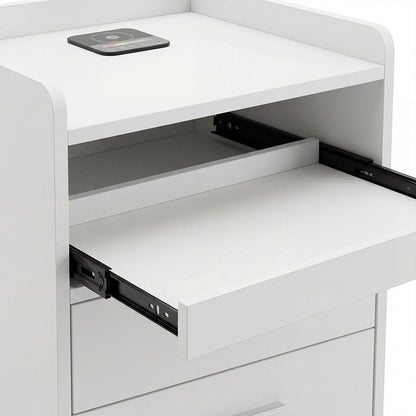 Smart Bedside Table With Wireless Charging 39.5x31.5cm