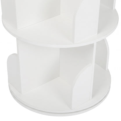 Rotating Bookshelf 5 Tier Storage 46x46x158cm