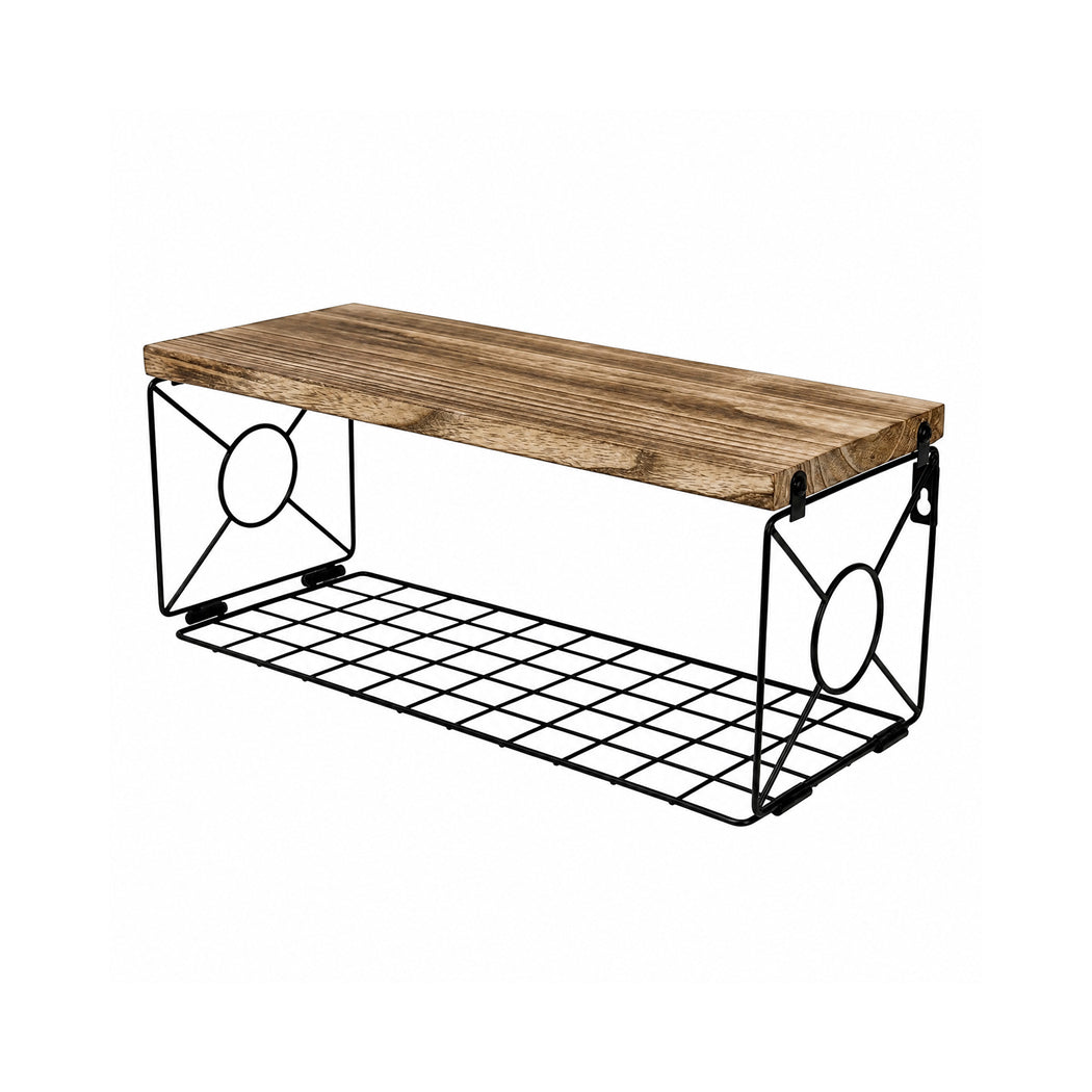 Floating Wall Shelves 3-Piece Paulownia Set | HomeAndLiving - 7