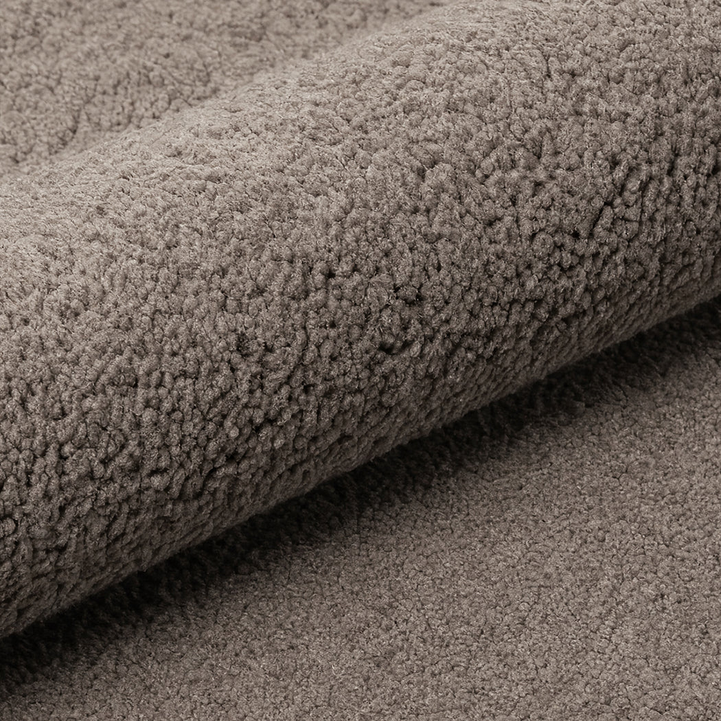 Non Slip Door Mat Beige 80x50x1cm