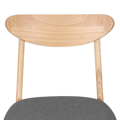 Dining Chairs Natural Fabric 45x50x76cm