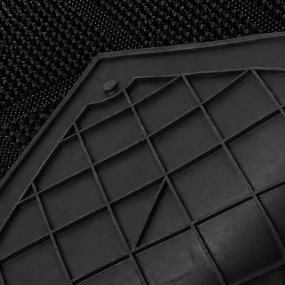 Front Door Mat Non Slip Black 90x43x1.3cm