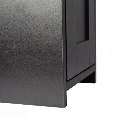 Levede Bathroom Cabinet Storage Slim Organiser Paper Holder Corner 78.5cm Black